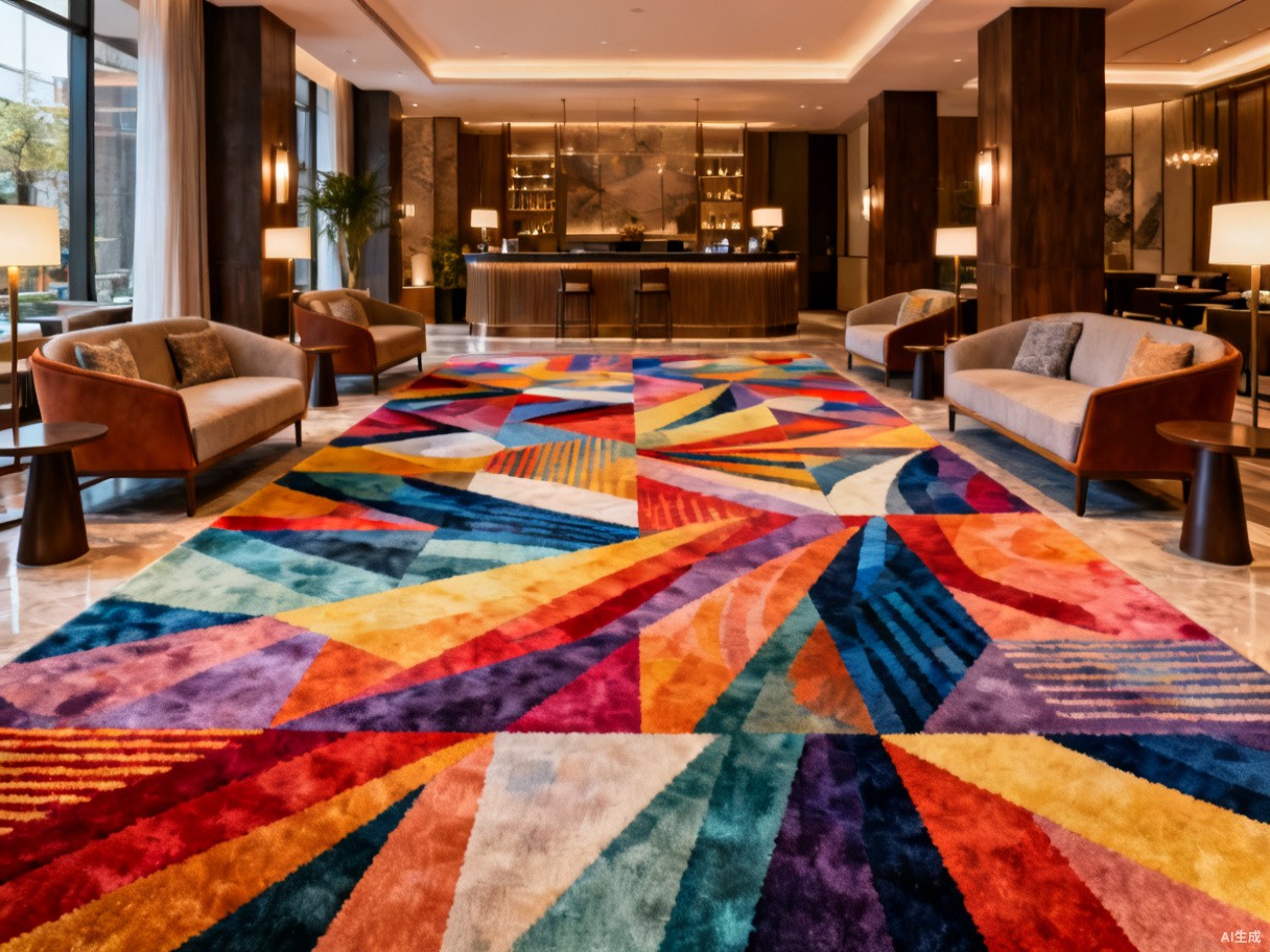 Handcrafted Art Rug - image 1