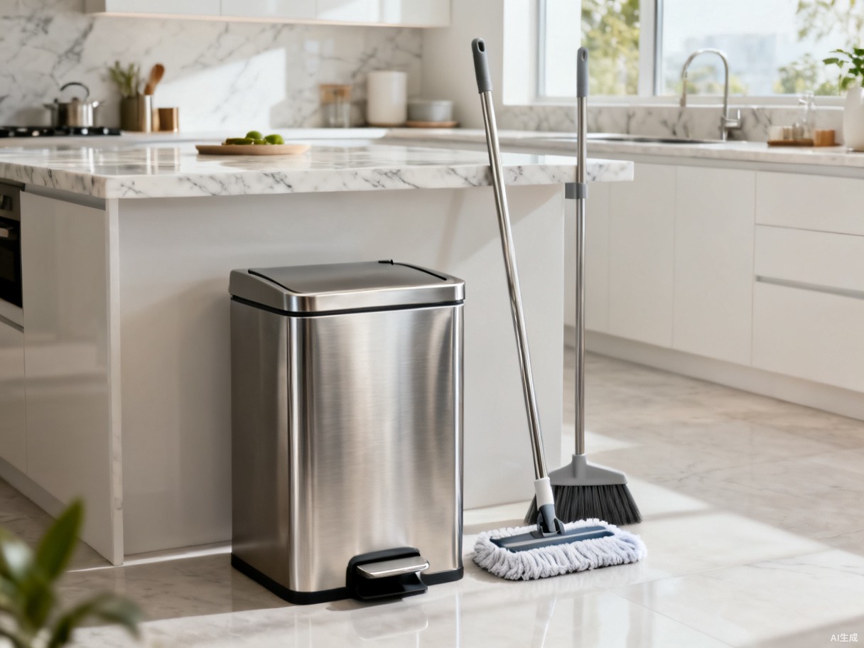 Cleaning Tools & Trash Bins - image 1